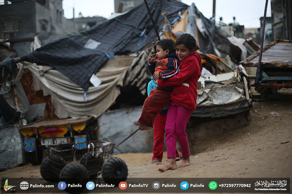 أوضاع صعبة يعيشها أهالي منطقة جورة الصفطاوي شمال مدينة غزة