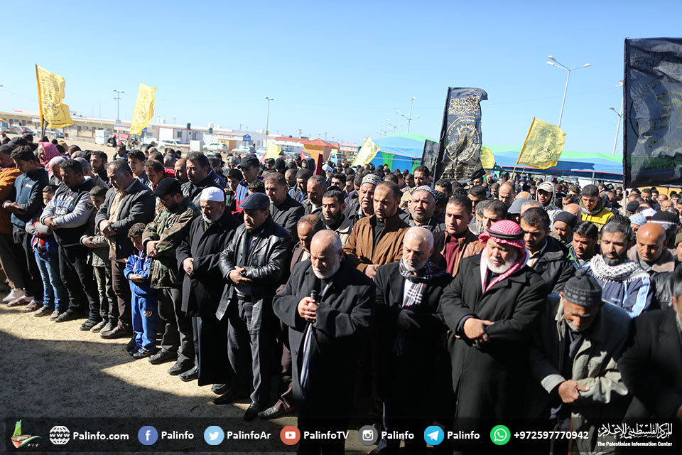غزة.. المئات يشاركون بجنازة رمزية للشهيد الهسي