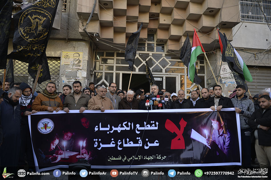 الجهاد تطالب عباس بحل أزمة الكهرباء وإنعاش الوضع بغزة
