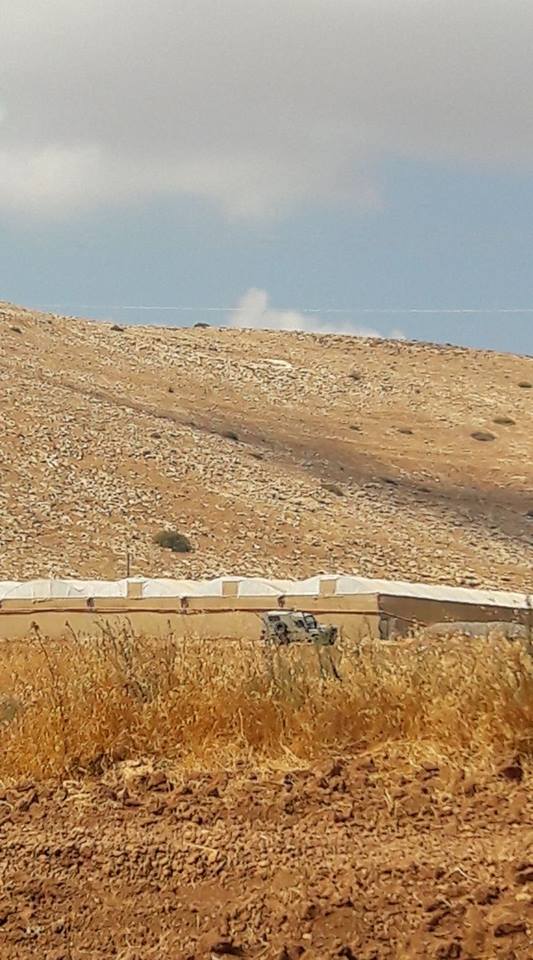 الاحتلال يطارد المزارعين بالرأس الأحمر بالأغوار