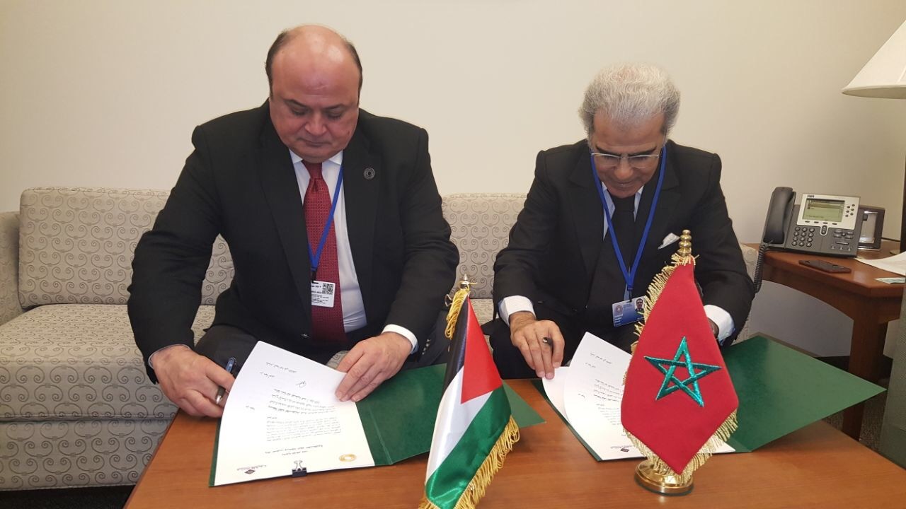 سلطة النقد الفلسطينية وبنك المغرب يوقعان مذكرة تفاهم ثنائية