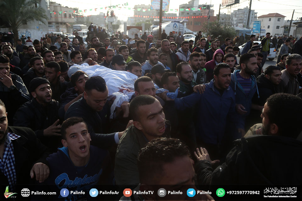 تشييع شهيدي سرايا القدس شمال قطاع غزة