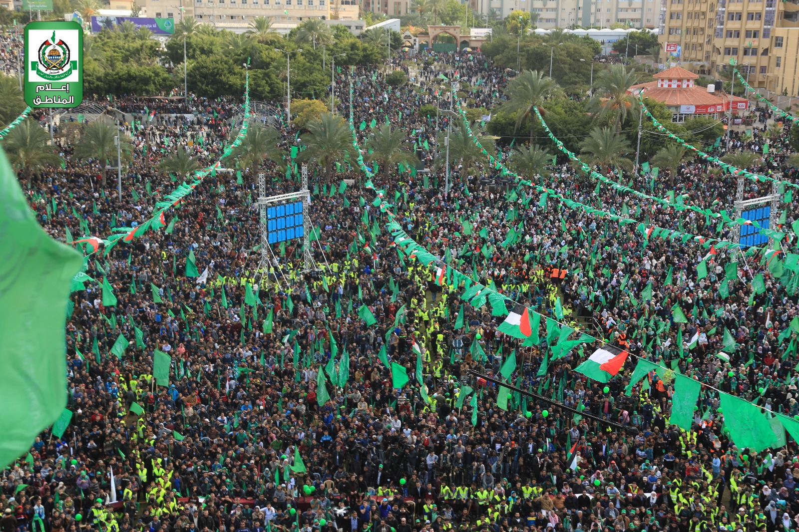 مهرجان انطلاقة حماس 30 بغزة