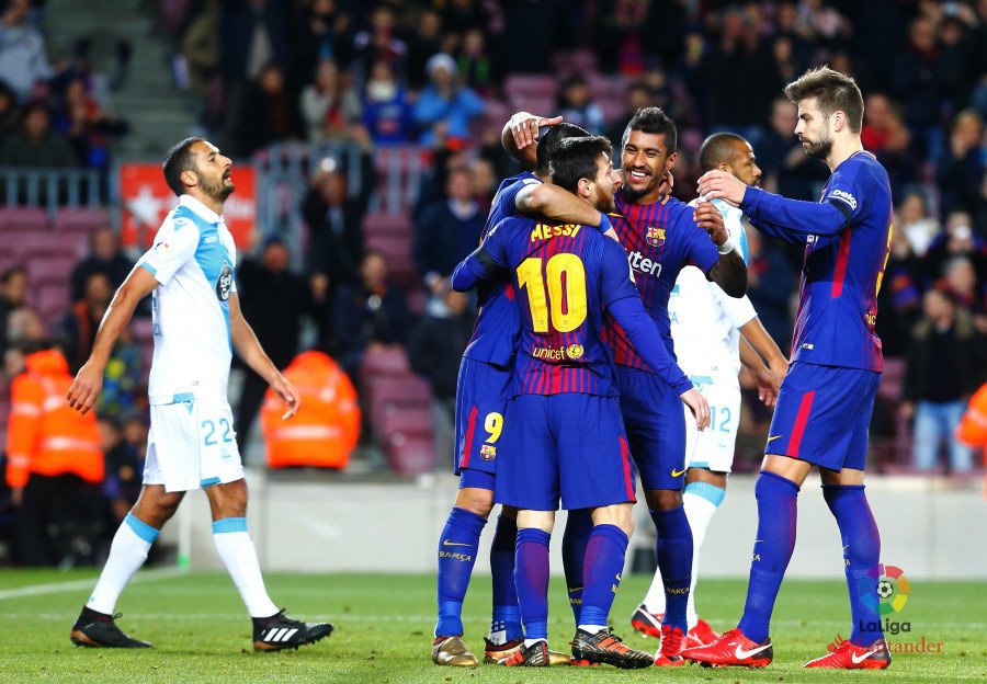 الدوري الإسباني .. برشلونة يسحق لاكورونيا