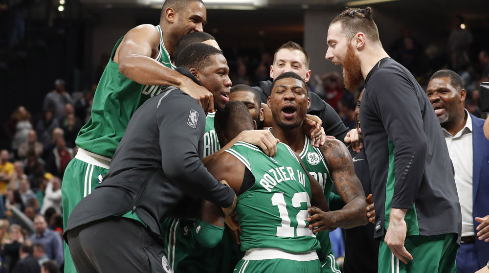 NBA .. انتصارات لسلتيكس ووريرز وهيوستن وأوكلاهوما