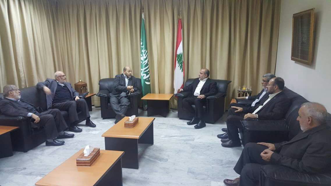 وفد حماس يلتقي المدير العام للأمن في لبنان