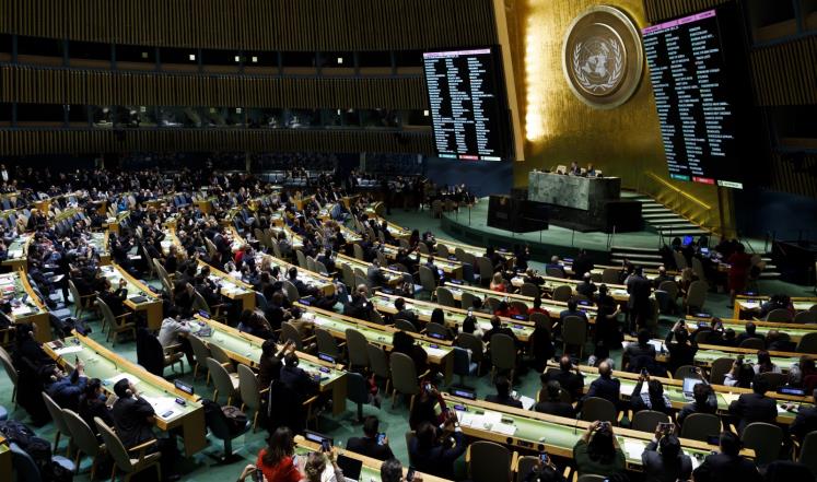 مطالبة فلسطينية للأمم المتحدة بإعادة النظر بعضوية إسرائيل