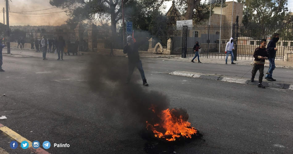 اختناق عشرات الطلبة خلال مواجهات مع الاحتلال في بيت لحم