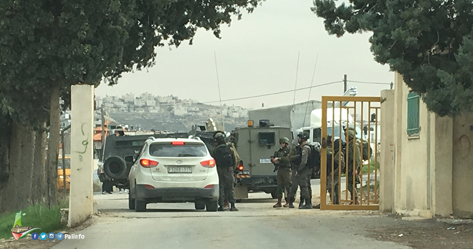الاحتلال يعتقل 20 فلسطينيا من الضفة