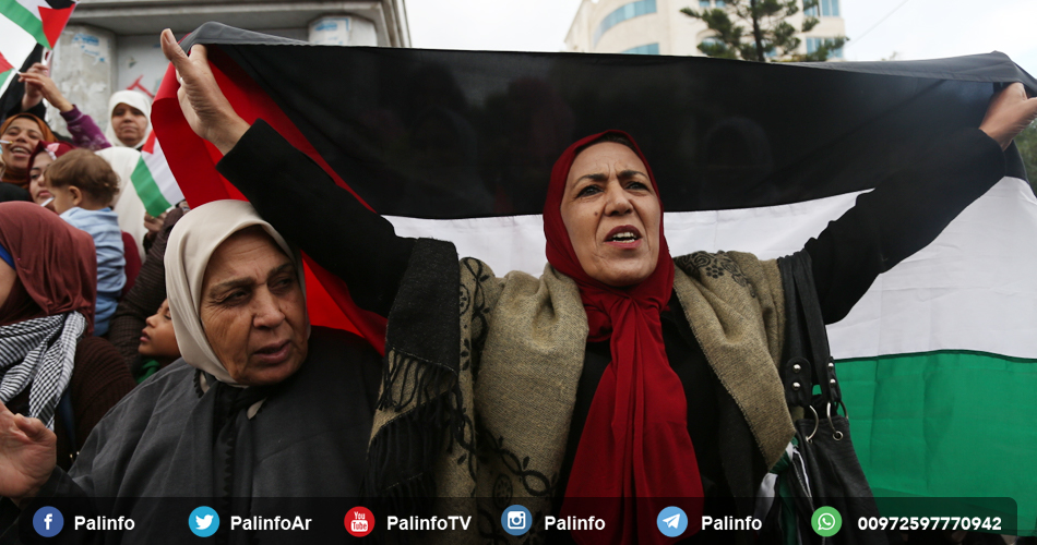 مسيرة بغزة ضد قرار ترمب بنقل السفارة للقدس