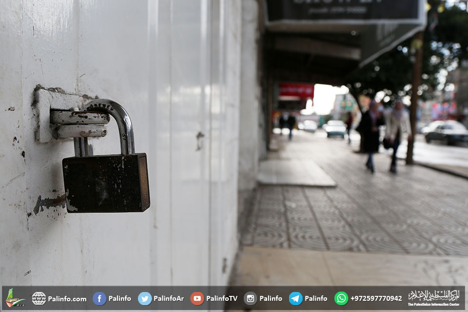 إضراب شامل يعم الأراضي الفلسطينية رفضا لقرار ترمب