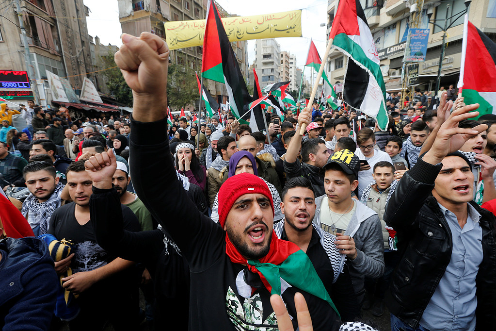 مسيرات حاشدة بعمان والمحافظات الأردنية رفضا لإعلان ترمب
