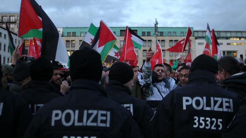 مدن أوروبية تشهد مظاهرات رافضة لقرار ترامب بشأن القدس