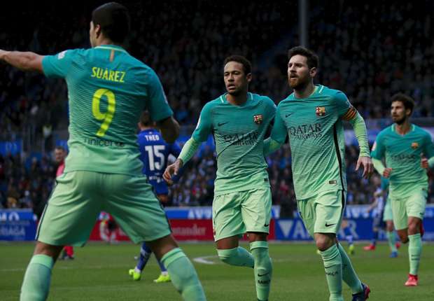 الدوري الإسباني..برشلونة يمطر شباك ألافيس بسداسية