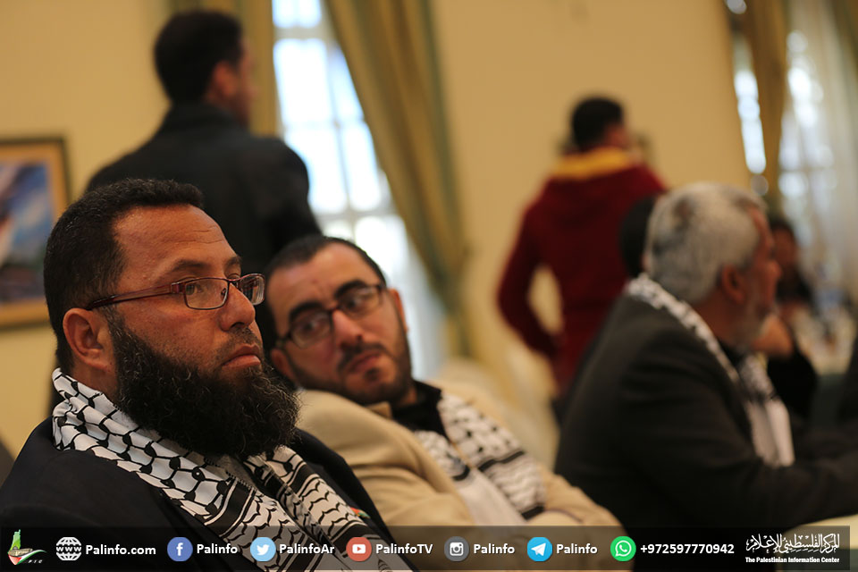 أعضاء بمؤتمر دعم الانتفاضة بطهران يشاركون من غزة عبر الفيديو كونفرنس