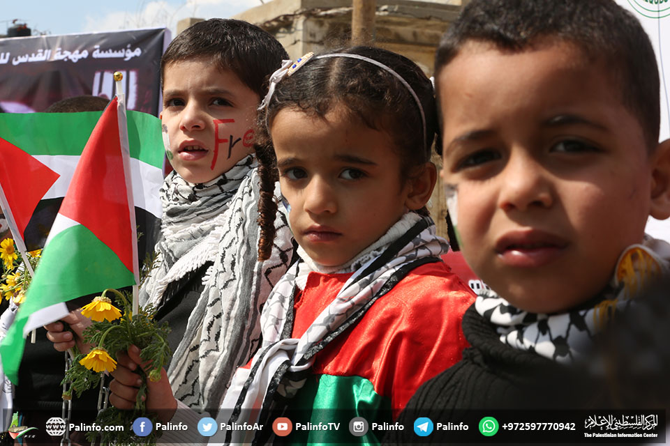 غزة: فعالية لدعم الأسرى والأسيرات في سجون الاحتلال