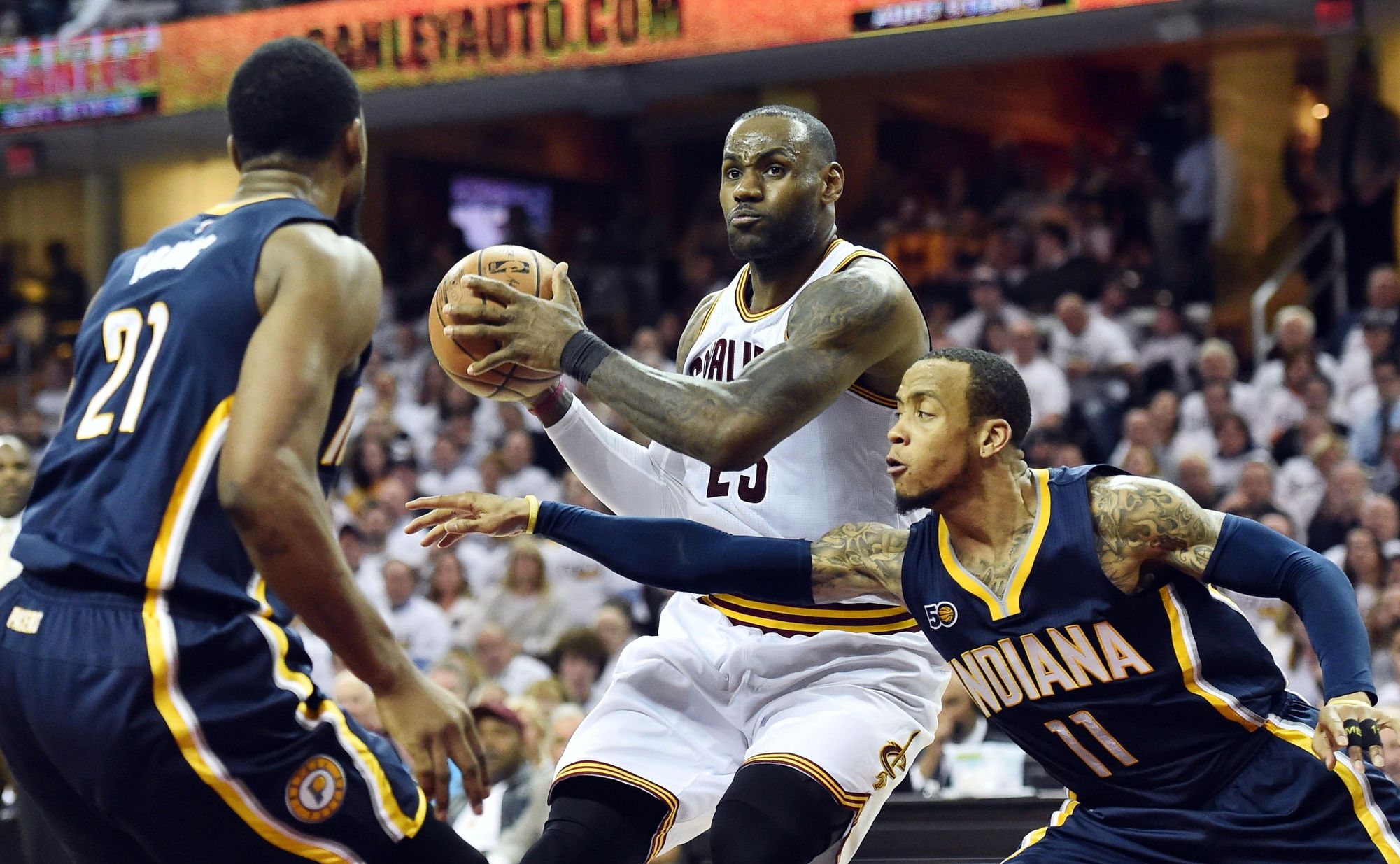 NBA..فوز ثانِِ على التوالي لكليفلاند والسبيرز  في البلاي أوف