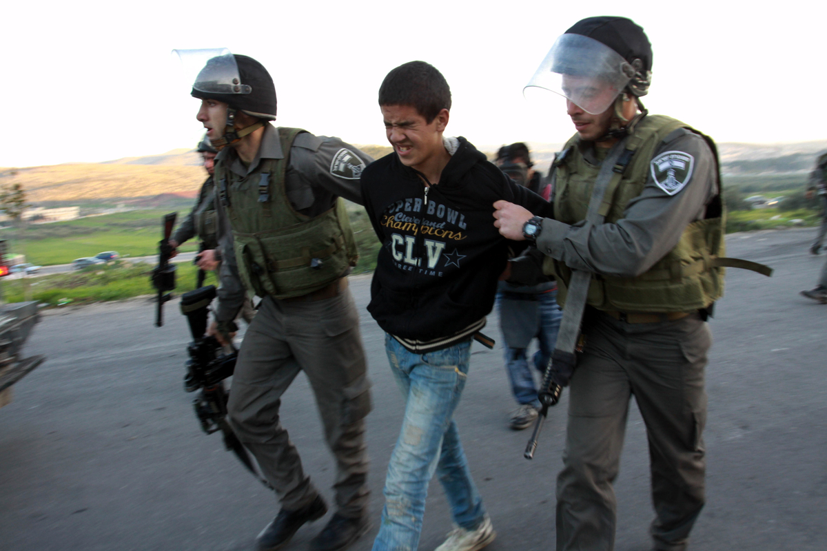 هذا ما يفعله جنود إسرائيل للفتيان أثناء الاعتقال