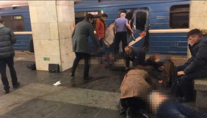 عشرات القتلى والجرحى بانفجارين في سان بطرسبرغ الروسية