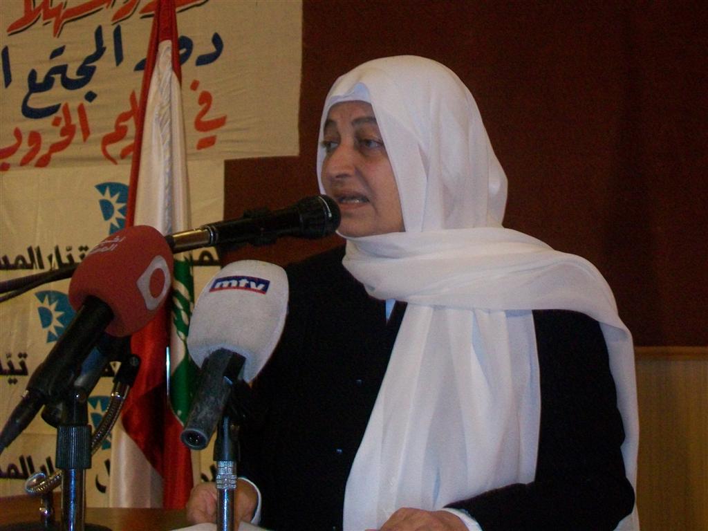 بهية الحريري تهنئ هنية بانتخابه رئيسا لمكتب حماس السياسي