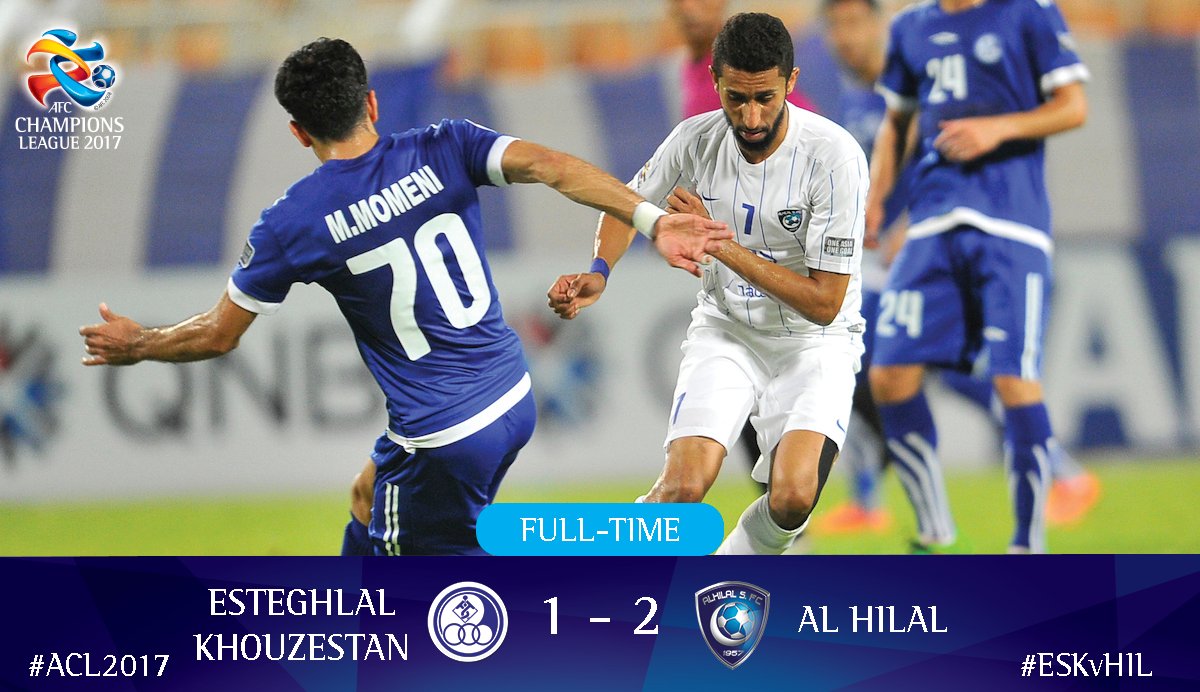 دوري أبطال آسيا..فوز الهلال السعودي على استقلال خوزستان الإيراني