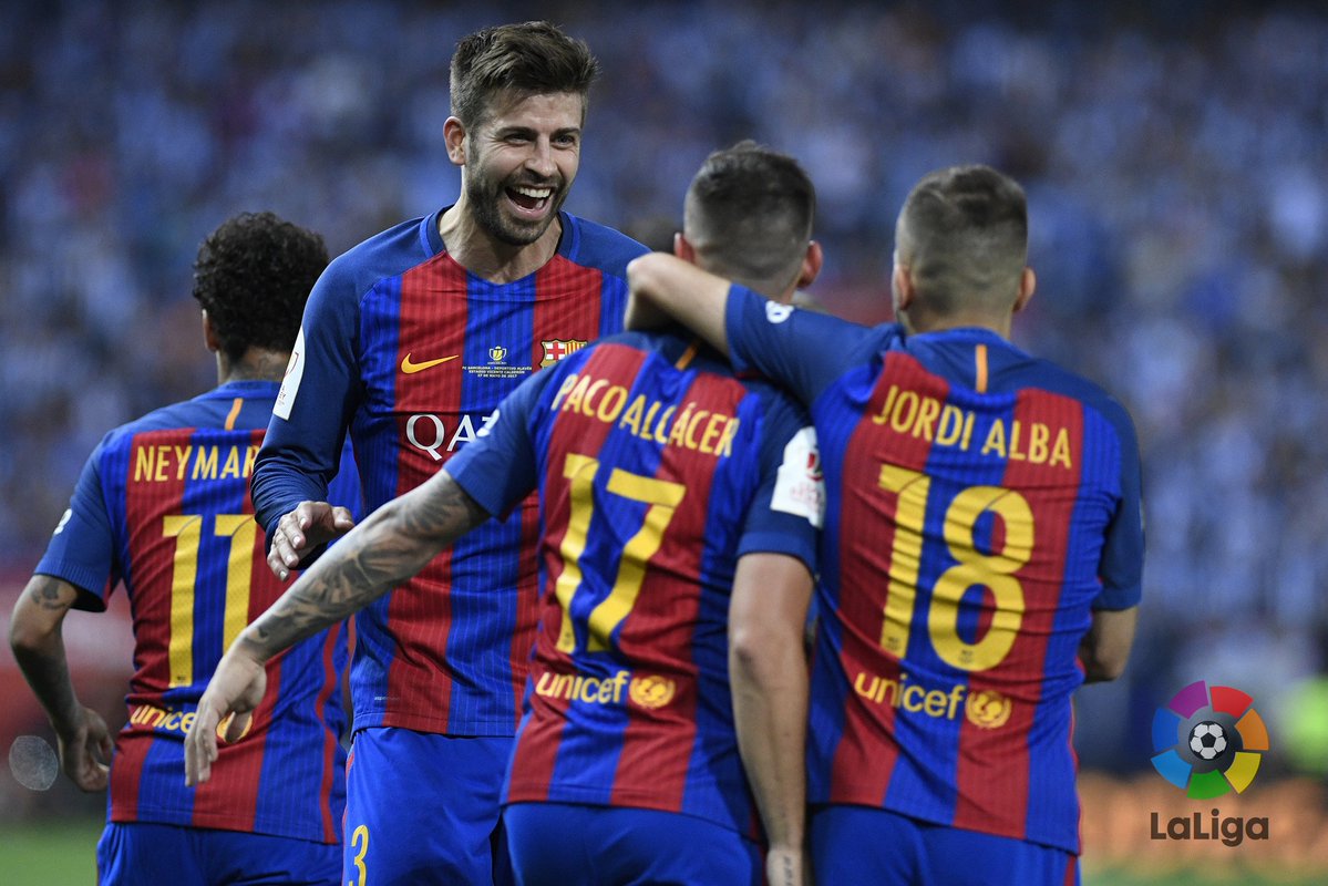 برشلونة يضرب ألافيس بالثلاثة ويتوج بطلًا لكأس ملك إسبانيا