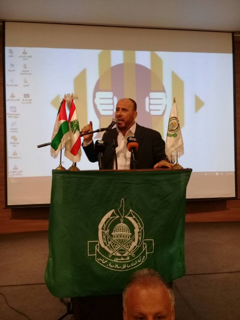 حماس في صيدا تقيم وقفة تضامنية مع أسرى الإضراب