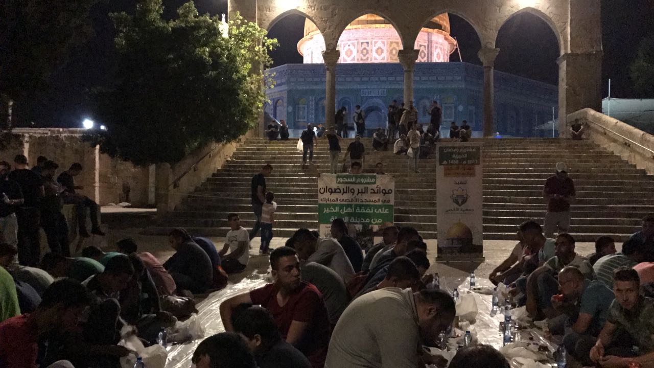 مشاريع رمضانية مميزة في رحاب المسجد الأقصى