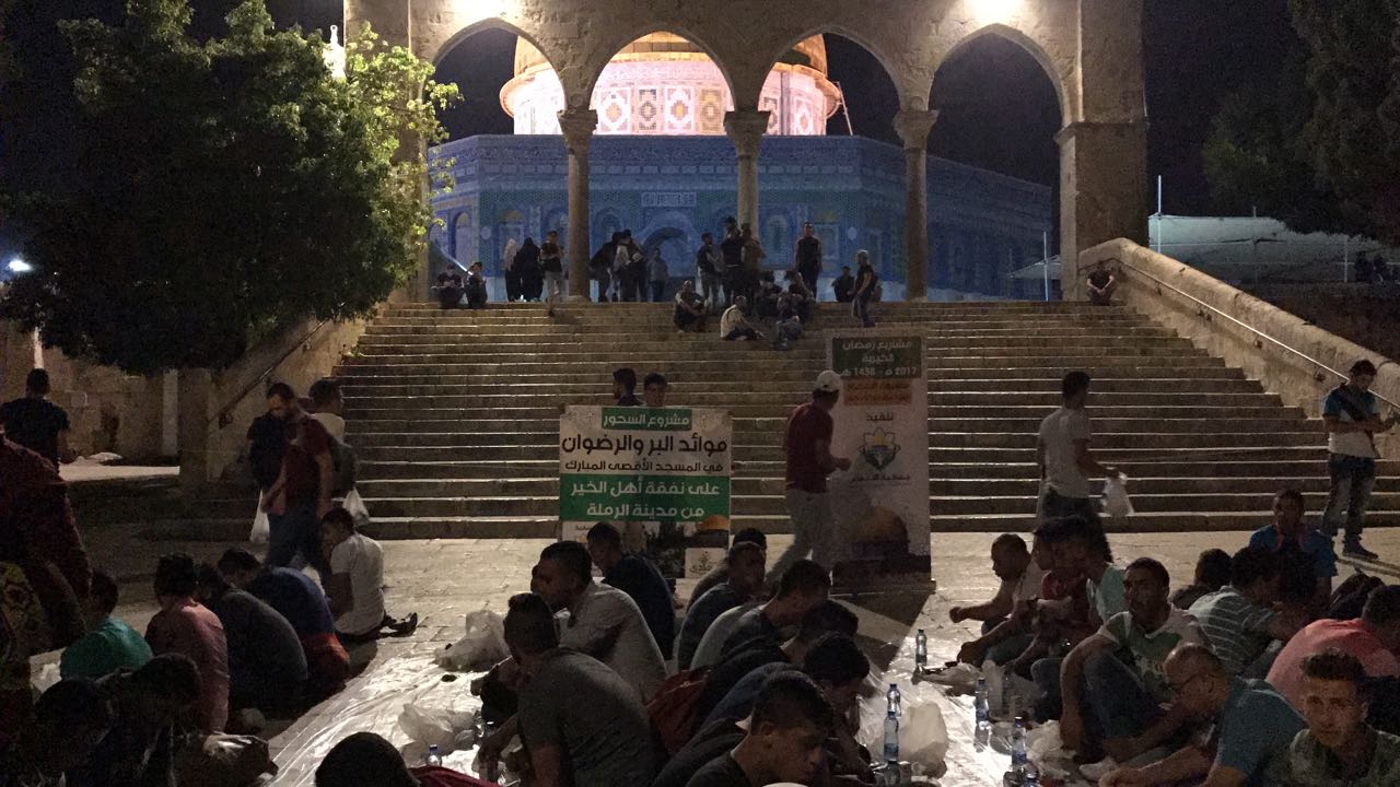 مشاريع رمضانية مميزة في رحاب المسجد الأقصى