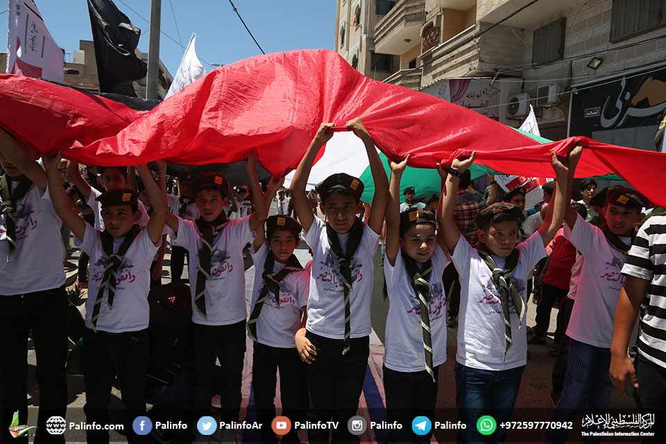 مسيرة حاشدة بغزة للفصائل إحياءً ليوم القدس العالمي