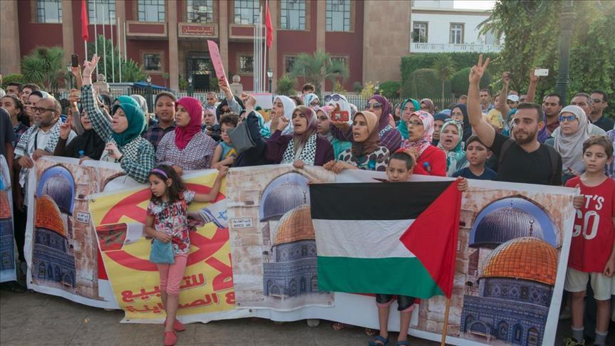 هيئة مغربية تدعو لنصرة فلسطين والتوحد في مواجهة الاحتلال