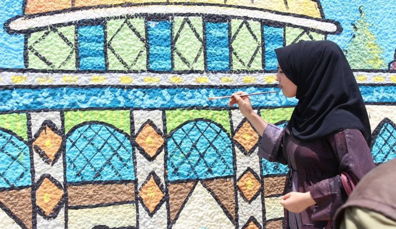 30 جدارية فنية تزين جدران غزة نُصرة للقدس والأقصى