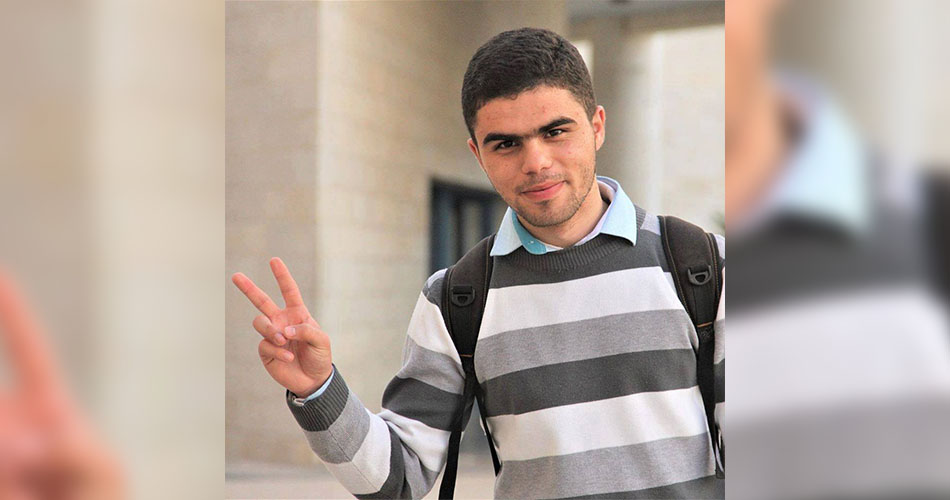 الاحتلال يحكم 8 أشهر على الطالب عاصم الشنار