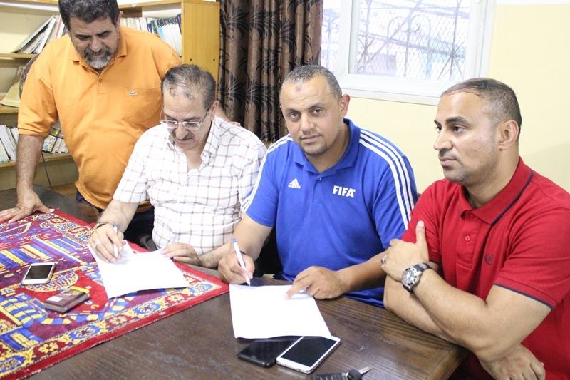 نادي الزيتون يتعاقد مع المدرب شادي أبو عرمانة