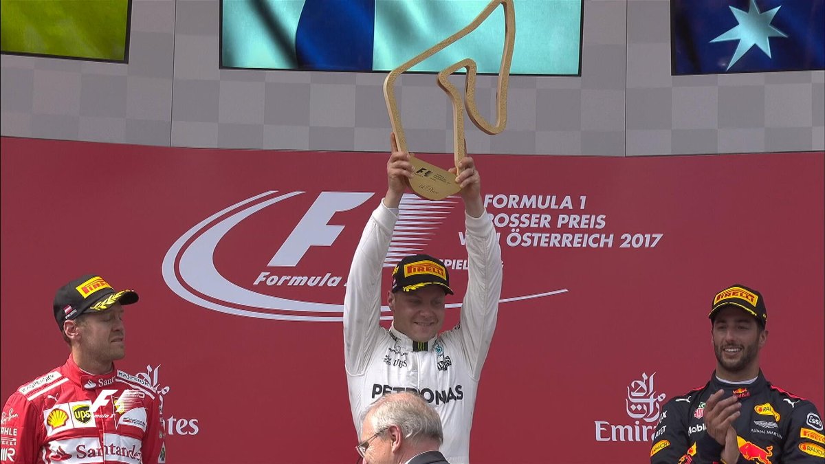 فورمولا 1: بوتاس يحرز جائزة النمسا الكبرى