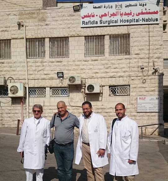 وفد طبي ألماني فلسطيني متخصص في جراحة المخ يصل نابلس
