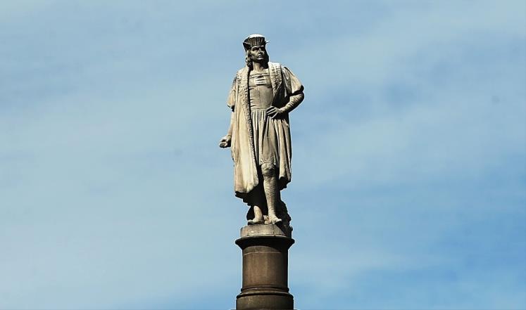 نيويورك قد تزيل تمثال كولومبوس