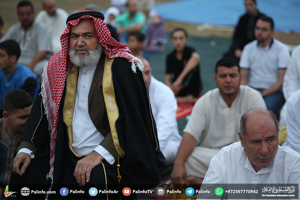 أجواء صلاة عيد الأضحى في ساحة السرايا بغزة