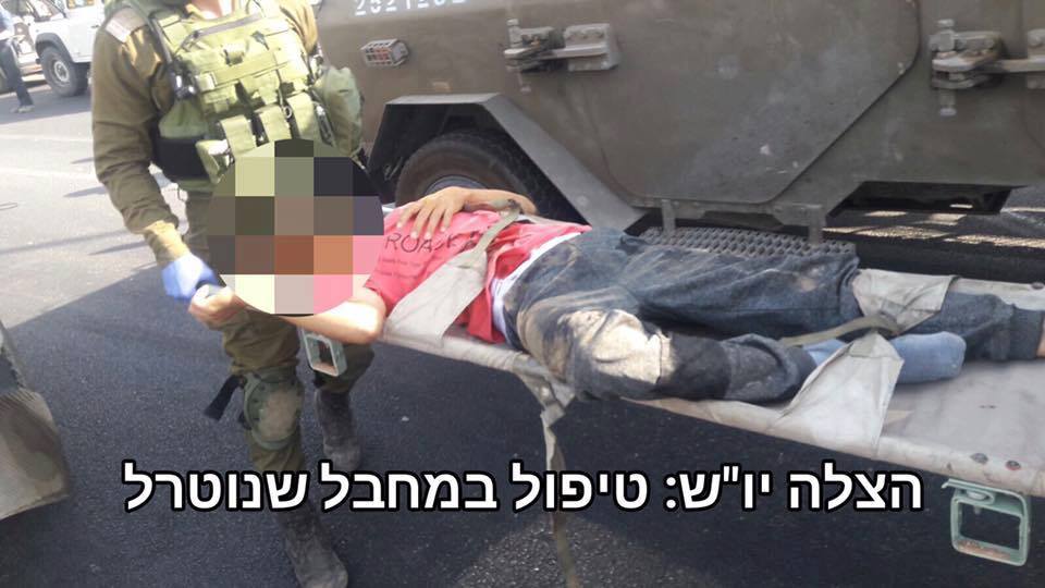 إصابة فتى برصاص الاحتلال بزعم محاولة طعن شرق الخليل