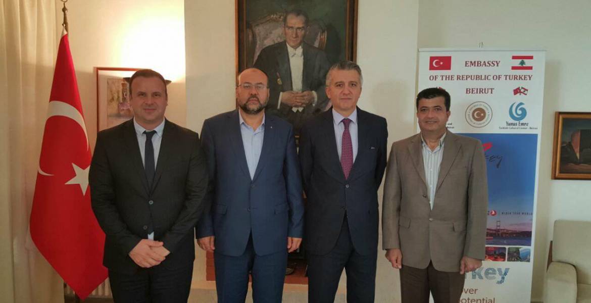 بركة يلتقي السفير التركي في بيروت