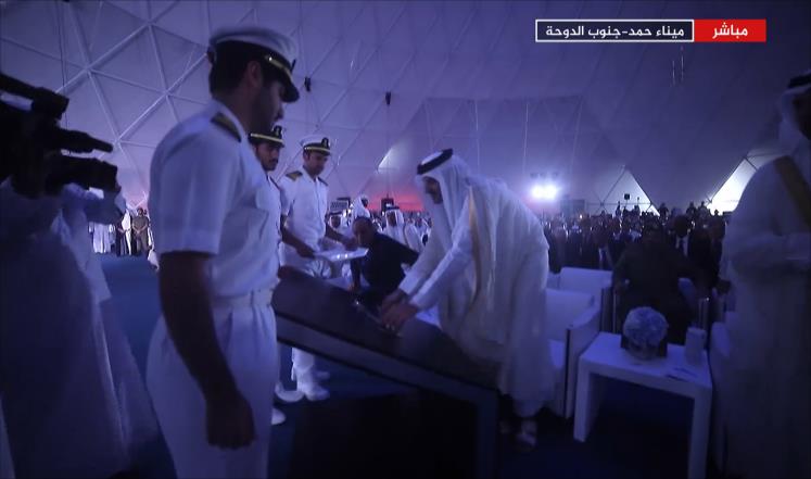 قطر تفتتح ميناء حمد أكبر موانئ المنطقة