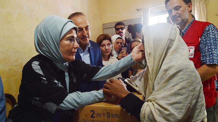 عقيلة أردوغان من بنغلاديش: لن نتخلّى عن أطفال أراكان