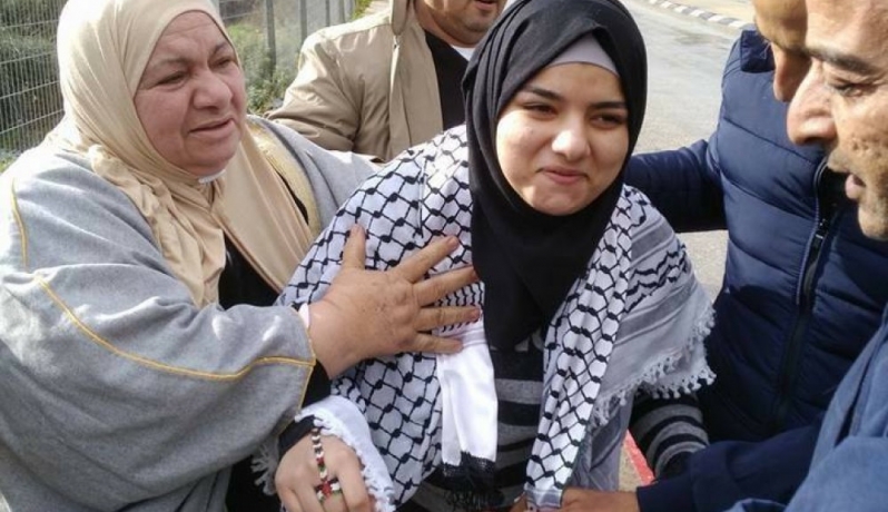 الاحتلال يفرج عن الأسيرة الطفلة مرح الجعيدي