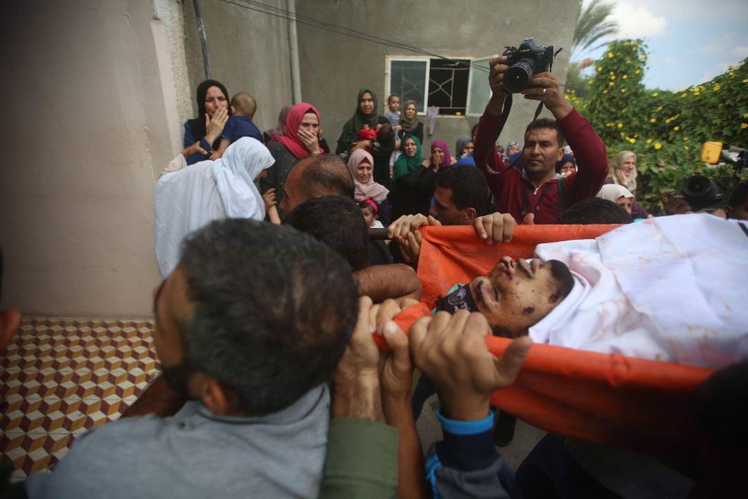 تشييع الشهيد ناجي الزعانين شمال قطاع غزة
