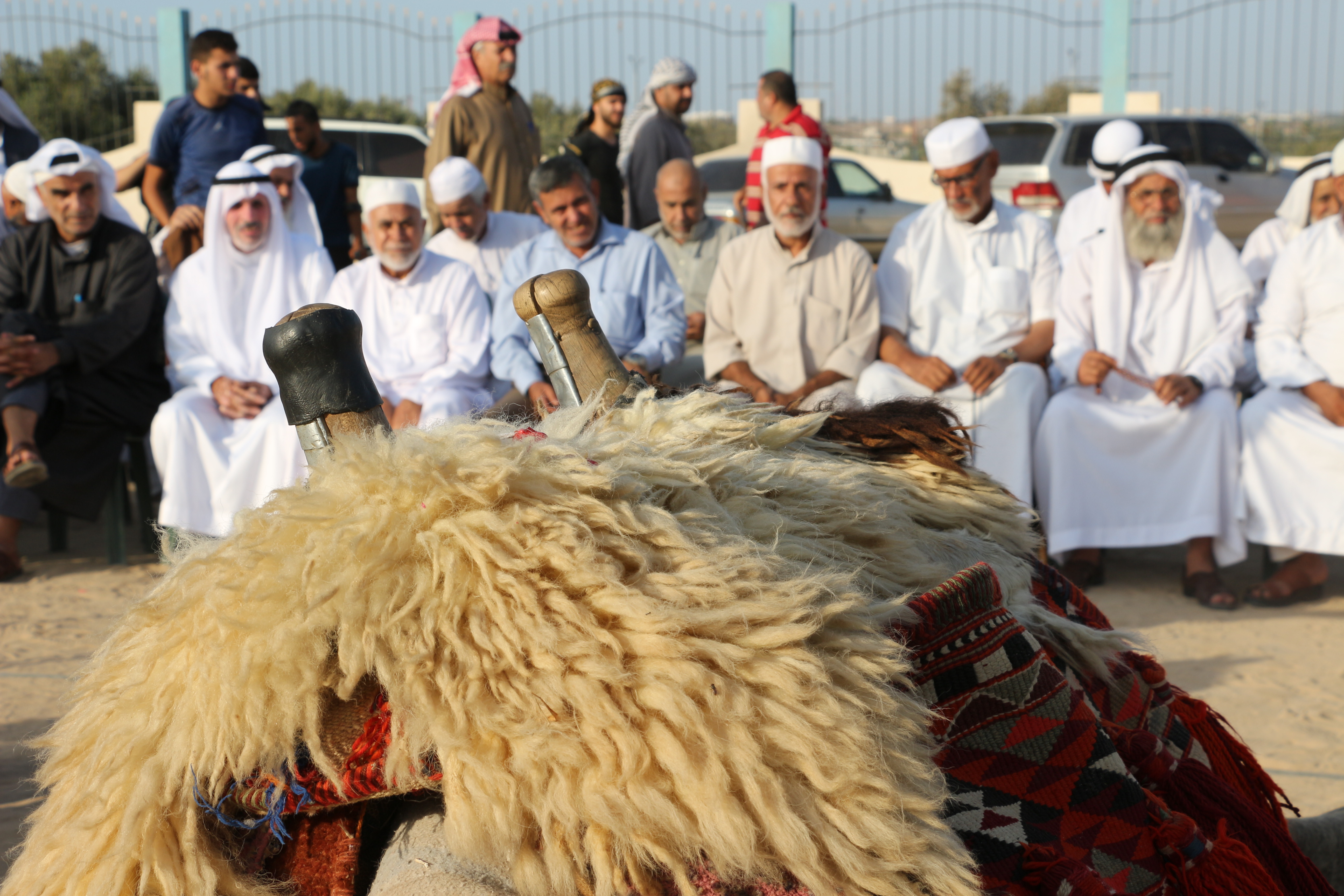 مهرجان تراثي لعشائر النقب في مخيم العودة شرق البريج