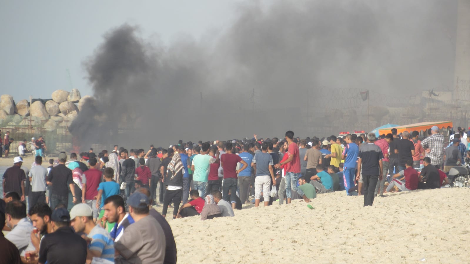 10 إصابات بقمع الاحتلال الحراك البحري الخامس عشر شمال القطاع