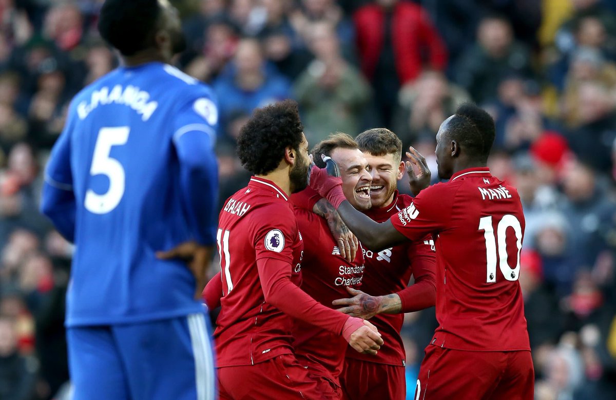 ليفربول يسحق كارديف سيتي في الدوري الإنجليزي الممتاز