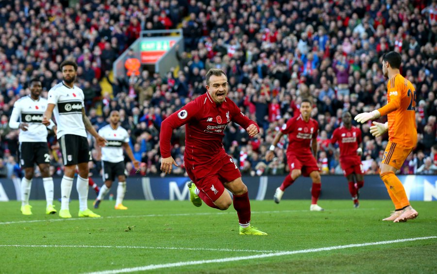 ليفربول يتجاوز فولهام في البريمير ليغ