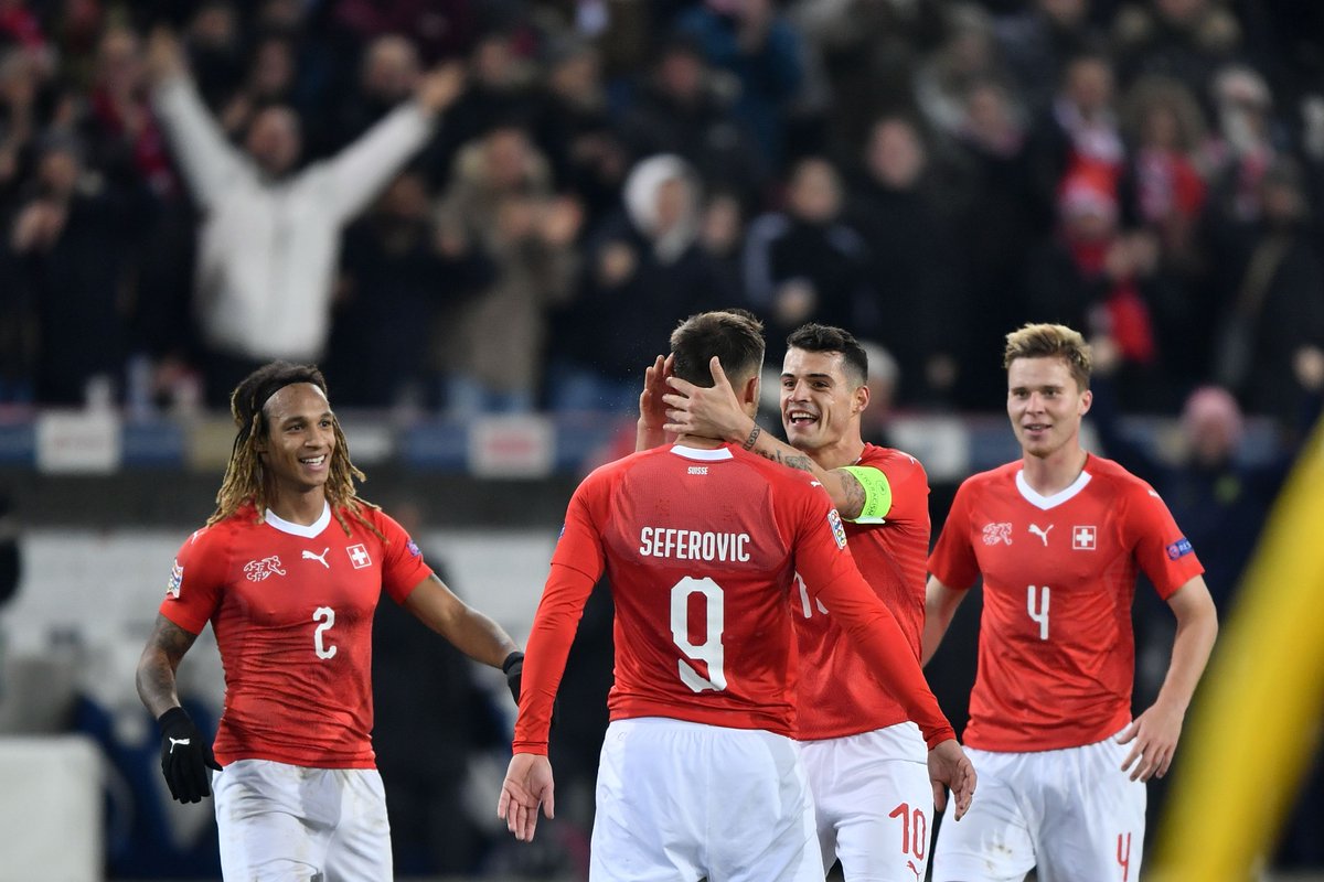 سويسرا تهزم بلجيكا بخماسية وتبلغ نصف نهائي دوري الأمم الأوروبية
