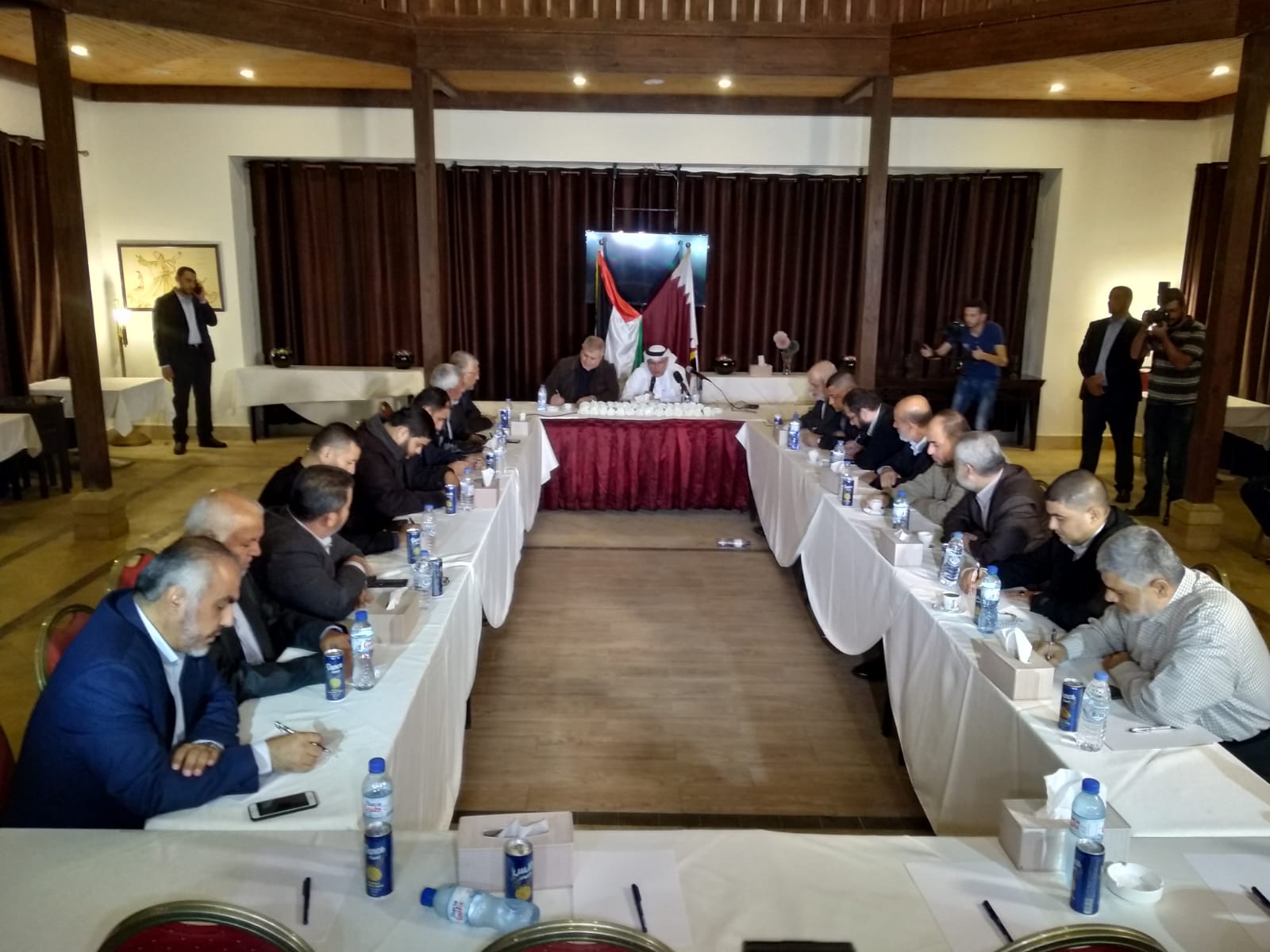 العمادي: نعمل لتحقيق المصالحة ونسعى لإنشاء ميناء بحري لغزة